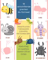 Voorbeeld - grote prenten kriebeldiertjes - Voorblad