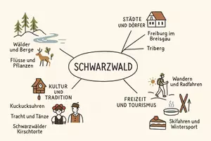 Vorschau - Arbeitsblätter - Arbeitsblätter zum Thema "Schwarzwald" + Lösung & MP3 + Mindmap + Infografik - Seite 3