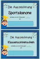 Vorschau - Anderer Materialtyp - Auszeichnungen am Ende des Schuljahres - Seite 2