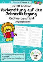 Vorschau - Arbeitsblätter - ZR 20 Addition - Vorbereitung auf den Zehnerübergang - Deckblatt
