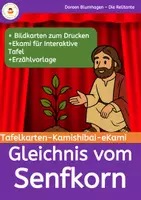 Vorschau - Präsentationen/Tafelbilder - Gleichnis vom Senfkorn - Erzählvorlage, Bildkarten, Ekami und Kamishibai - Deckblatt