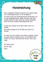 Vorschau - Arbeitsblätter - Rechengeschichten ZR 20 ohne ZÜ (Heftstreifen) - Seite 1
