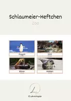 Vorschau - Text - Schlaumeier-Heftchen Zoo (Lesen auf Satzebene, mit Silbenschrift) - Deckblatt