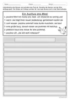 Vorschau - Arbeitsblätter - Abschreibtexte - Im Sommer (Nomen erkennen) - Seite 1