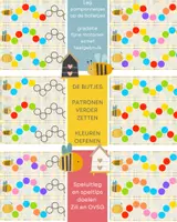 Voorbeeld - De bijtjes - patronen verder zetten en kleuren herkennen - Voorblad