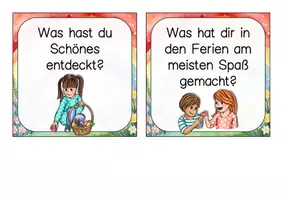 Vorschau - Mal- und Bastelvorlagen - Osterferien erzählen Erzählwürfel - Seite 2