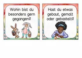Vorschau - Mal- und Bastelvorlagen - Osterferien erzählen Erzählwürfel - Seite 3