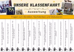 Vorschau - Mal- und Bastelvorlagen - Klassenfahrt auswerten: Abrisskarten - Seite 3