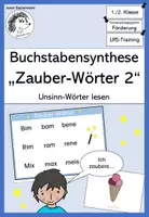 Vorschau - Fördermaterial/Inklusion - Buchstabensynthese: "Zauber-Wörter 2" - Deckblatt