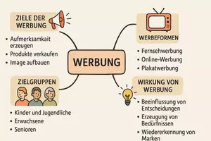 Vorschau - Arbeitsblätter - Arbeitsblatt "Werbung" + Onlineübung & MP3 + Mindmap + Infografik - Seite 2