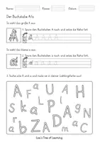 Vorschau - Arbeitsblätter - Deutsch: Buchstabeneinführung A Grundschrift - Seite 2