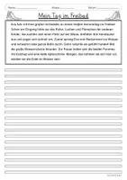 Vorschau - Arbeitsblätter - Abschreibtexte - Im Sommer (Klasse 3/4) - Seite 3