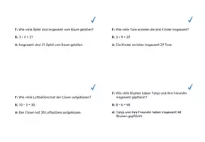 Vorschau - Stationenlernen - Übungskartei Sachaufgaben: Einmaleins - Multiplikation/ Division (Klasse 2-3) - Seite 3