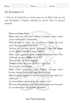 Vorschau - Arbeitsblätter - Deutsch: Buchstabeneinführung C Grundschrift - Seite 1