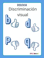 Vista previa - Hojas de trabajo - DISLEXIA. DISCRIMINACIÓN VISUAL - Portada