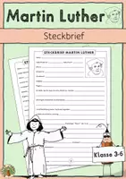 Vorschau - Arbeitsblätter - Martin Luther: Steckbrief über Luther - Deckblatt