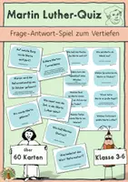 Vorschau - Spiele - Martin Luther: Quiz Kartenspiel zum Wiederholen u Üben - Deckblatt