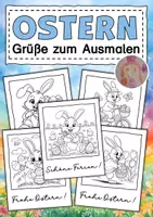 Vorschau - Mal- und Bastelvorlagen - Grußkärtchen zu den Osterferien - Deckblatt