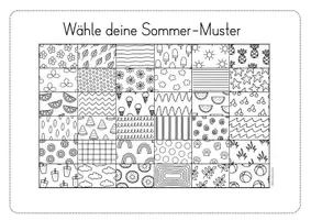 Vorschau - Mal- und Bastelvorlagen - Sommer Pop Art – 22 Ausmalmotive für den Kunstunterricht - Seite 3