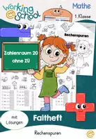 Vorschau - Arbeitsblätter - Faltheft Rechenspuren (Zahlenraum 20) ohne Zehnerübergang - Deckblatt