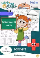 Vorschau - Arbeitsblätter - Rechenspuren Zahlenraum 20 | Zehnerübergang | Mathematik Klasse 1 | Addition & Subtraktion - Deckblatt
