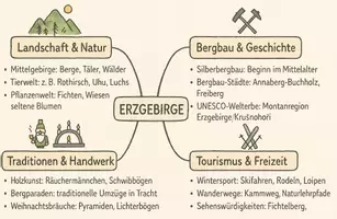 Vorschau - Arbeitsblätter - Arbeitsblätter zum Thema "Erzgebirge" + Lösung & MP3 + Mindmap + Infografik - Seite 3