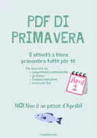 anteprima - Esercizi - PDF di attività di primavera per potenziare tante attività - Pagina di copertina
