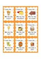 Vorschau - Spiele - Englisch Lernspiel: I have... Who has...? - Thema: Food - Seite 3