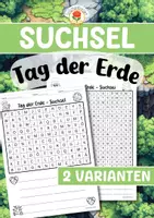 Vorschau - Arbeitsblätter - Suchsel - Tag der Erde/Umweltschutz - Deckblatt