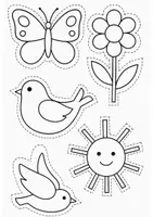 Vorschau - Mal- und Bastelvorlagen - Basteln Frühling: Frühlings-Mobile Klasse 1, 2, 3, 4 - Seite 2