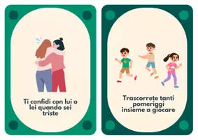 anteprima - Flashcard - Laboratorio amicizia - Carte delle relazioni + attività - Pagina di copertina