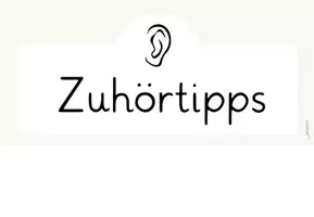 Vorschau - Poster - Zuhörtipps, Zuhörkriterien - Visualisierungen / Tafelmaterial - Seite 3