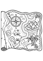 Vorschau - Mal- und Bastelvorlagen - Mandalas Thema Piraten - Grundschule - Bastelvorlagen - Seite 1
