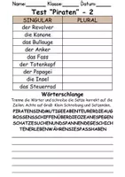 Vorschau - Test - Test Piraten - DaZ/DaF, Deutsch, Sachunterricht (Klasse 1 und 2) - Seite 3
