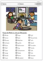 Vorschau - Arbeitsblätter - Wimmelbild Winter, lesen und schreiben, Arbeitsblätter (Wohnzimmer) - Seite 3