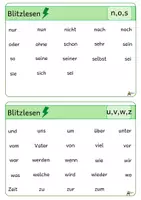 Vorschau - Fördermaterial/Inklusion - Blitzlesen 100 wichtigste Wörter - Seite 2