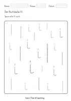 Vorschau - Arbeitsblätter - Deutsch: Buchstabeneinführung I Grundschrift - Seite 3