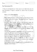 Vorschau - Arbeitsblätter - Deutsch: Buchstabeneinführung K Grundschrift - Seite 1