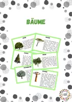 Vorschau - Stationenlernen - Bäume - Deckblatt
