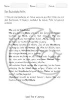 Vorschau - Arbeitsblätter - Deutsch: Buchstabeneinführung M Grundschrift - Seite 1