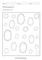 Vorschau - Arbeitsblätter - Deutsch: Buchstabeneinführung O Grundschrift - Seite 3