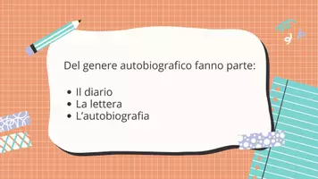 anteprima - Materiale di supporto/inclusione - Il genere autobiografico - Pagina 2