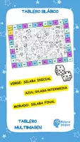 Vista previa - Hojas de trabajo - TABLERO JUEGO MULTIIMAGEN SÍLABA-COLOR - Portada