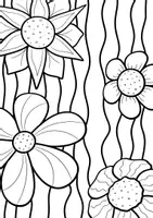 Vorschau - Mal- und Bastelvorlagen - Kreativprojekt Blumenbilder, Malvorlagen, Kunstunterricht, Klasse 1, 2, 3, 4 - Seite 3