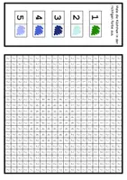 Vorschau - Mal- und Bastelvorlagen - Pixelkunst - Malen nach Zahlen - Sommerbeeren - Seite 3
