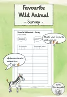 Vorschau - Arbeitsblätter - Favourite Wild Animal - Survey - Grundschule - Deckblatt
