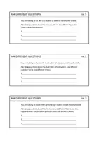 Vorschau - Aufgabenkarten - Ask different questions: Prüfungsaufgaben - Seite 2