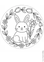 Vorschau - Mal- und Bastelvorlagen - Ausmalbilder Frühling - Seite 3
