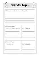 Vorschau - Arbeitsblätter - Arbeitsheft: Satz der Woche (Klasse 3/4) - Seite 3