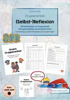 Vorschau - Arbeitsblätter - Reflexion Gruppenarbeit - Deckblatt